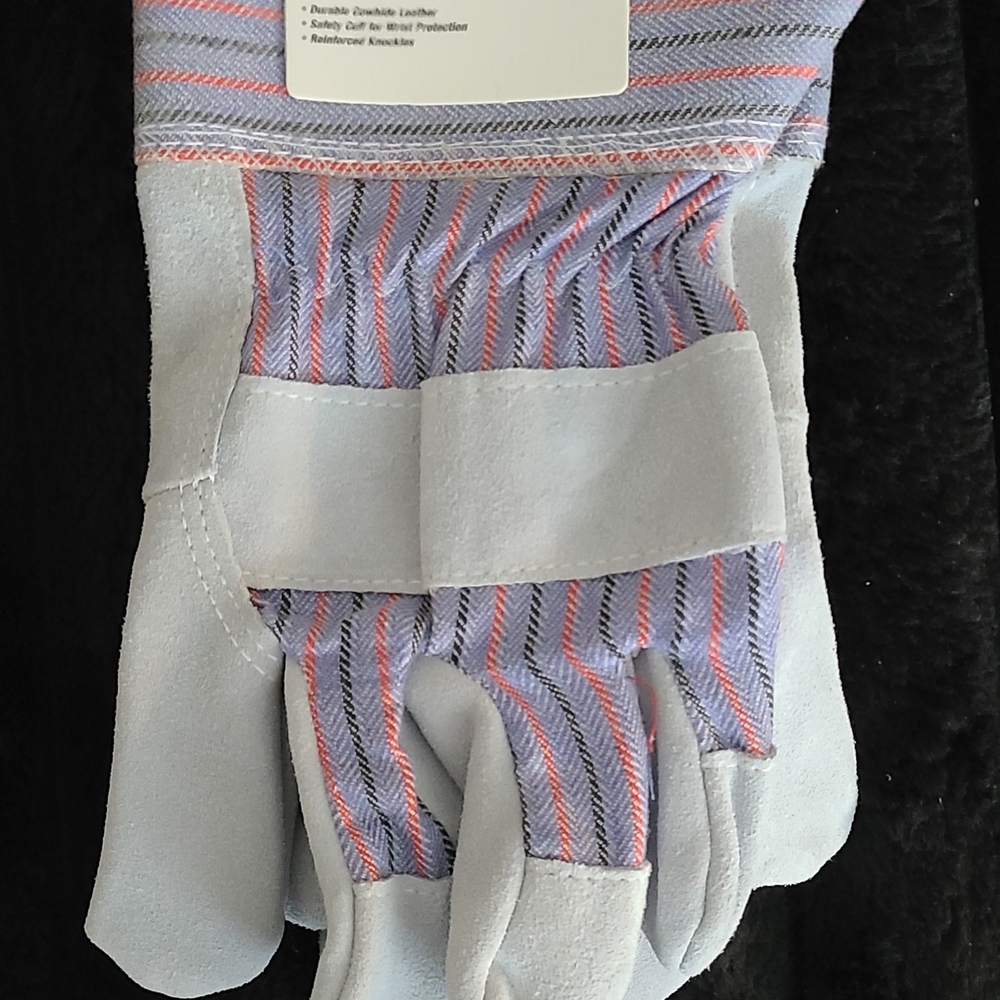 Striped Work Gloves